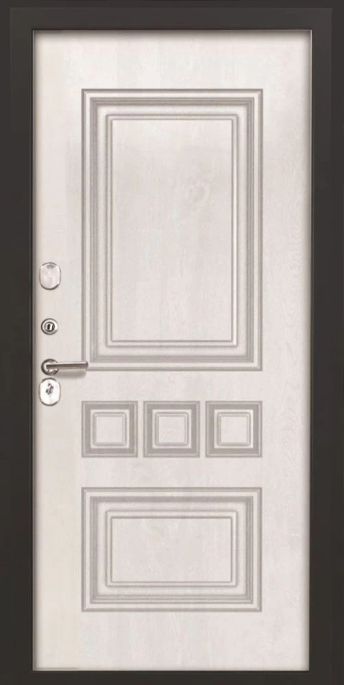 Входная дверь ДвериПРО Квадро фл-608 винорит white DPRO193107 внутренняя сторона