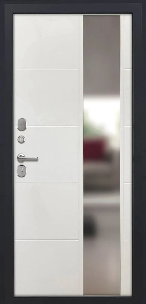 Входная дверь ДвериПРО L-3b ФЛЗ-649 капучино (зеркало) DPRO198135 внутренняя сторона