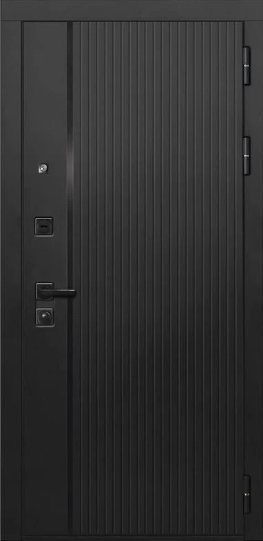 Входная дверь ДвериПРО L-45 СБ-1 (ст. белое, 16мм, венге) DPRO200569 внешняя сторона