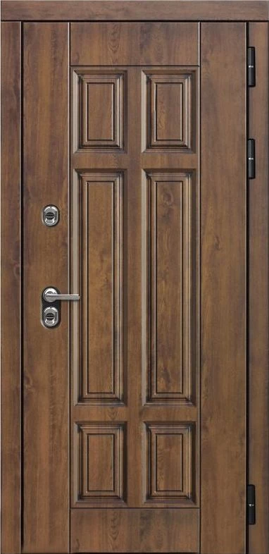 Входная дверь ДвериПРО Квадро Эмаль L-2 (16мм, белая эмаль) DPRO196978 внешняя сторона