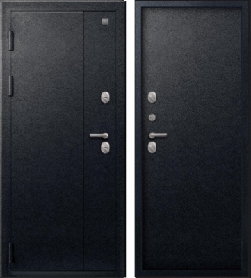 Дверь Термо-111 Черный муар - Черный муар