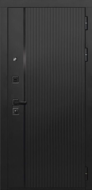 Входная дверь ДвериПРО L-45 Лаура-2 (16мм, светлый мореный дуб) DPRO196001 внешняя сторона