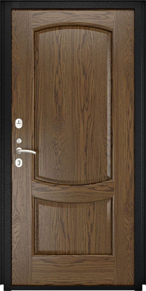 Входная дверь ДвериПРО L-45 Лаура-2 (16мм, светлый мореный дуб) DPRO196001 внутренняя сторона